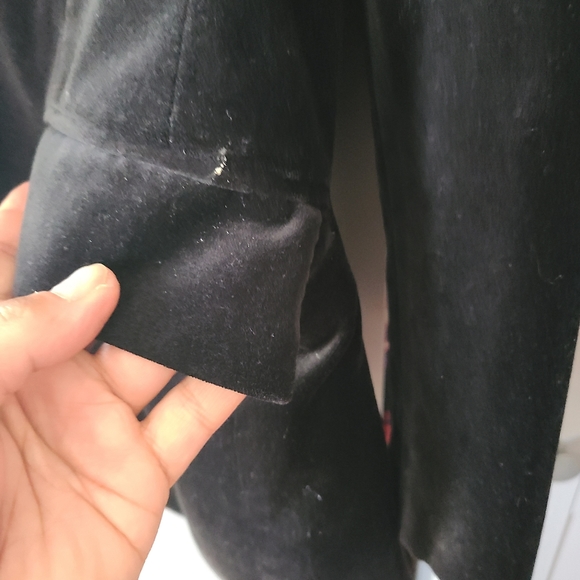 Black Velvet Nehru Jacket - Picture 6 of 6